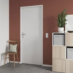 Bloc-porte Alpille blanc H.204 x l.73 cm, réversible- New