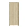 Bloc-porte Alpille effet chêne naturel H.204 x l.73 cm, réversible