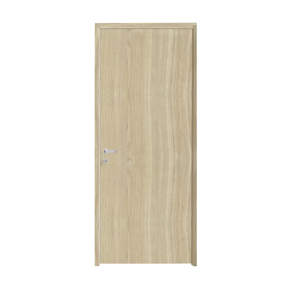 Bloc-porte Alpille effet chêne naturel H.204 x l.73 cm, réversible