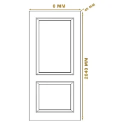 Bloc-porte Camargue 2 panneaux blanc H.204 x l.73 cm, poussant gauche- Clearance