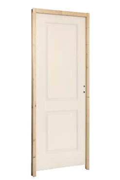 Bloc-porte Camargue blanc lisse pro H.204 x l.73 cm, poussant gauche
