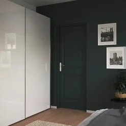 Bloc-porte Camargue blanc lisse pro H.204 x l.73 cm, poussant gauche