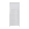 Bloc-porte Connemara 4 panneaux blanc H.204 x l.83 cm, poussant droit- Hot
