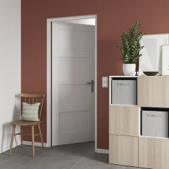 Bloc-porte Connemara 4 panneaux blanc H.204 x l.83 cm, poussant droit- Hot