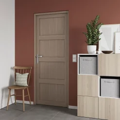 GoodHome Bloc-porte Connemara H.204 x l.73 cm, poussant gauche