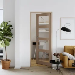 Bloc-porte Connemara vitré H.204 x l.73 cm, poussant gauche-GoodHome Discount