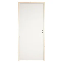 Bloc-porte Exmoor blanc H.204x73 cm poussant gauche