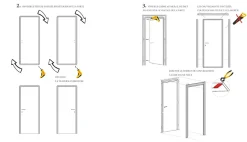 Bloc-porte fin de chantier START Noyer, H.204 l.73cm, réversible-Ekasa Sale