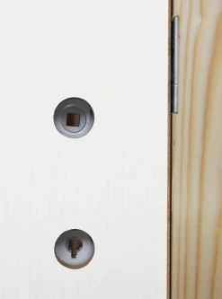 Bloc-porte Gravé prépeint H.204 x l.73 cm, poussant gauche