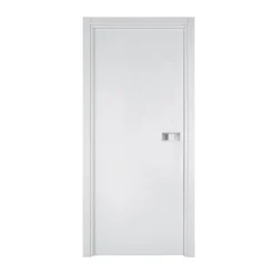 Reivilo Bloc-porte Miro avec poignée Exclusive grise, H.204 x l.93 cm, aspect chêne blanc