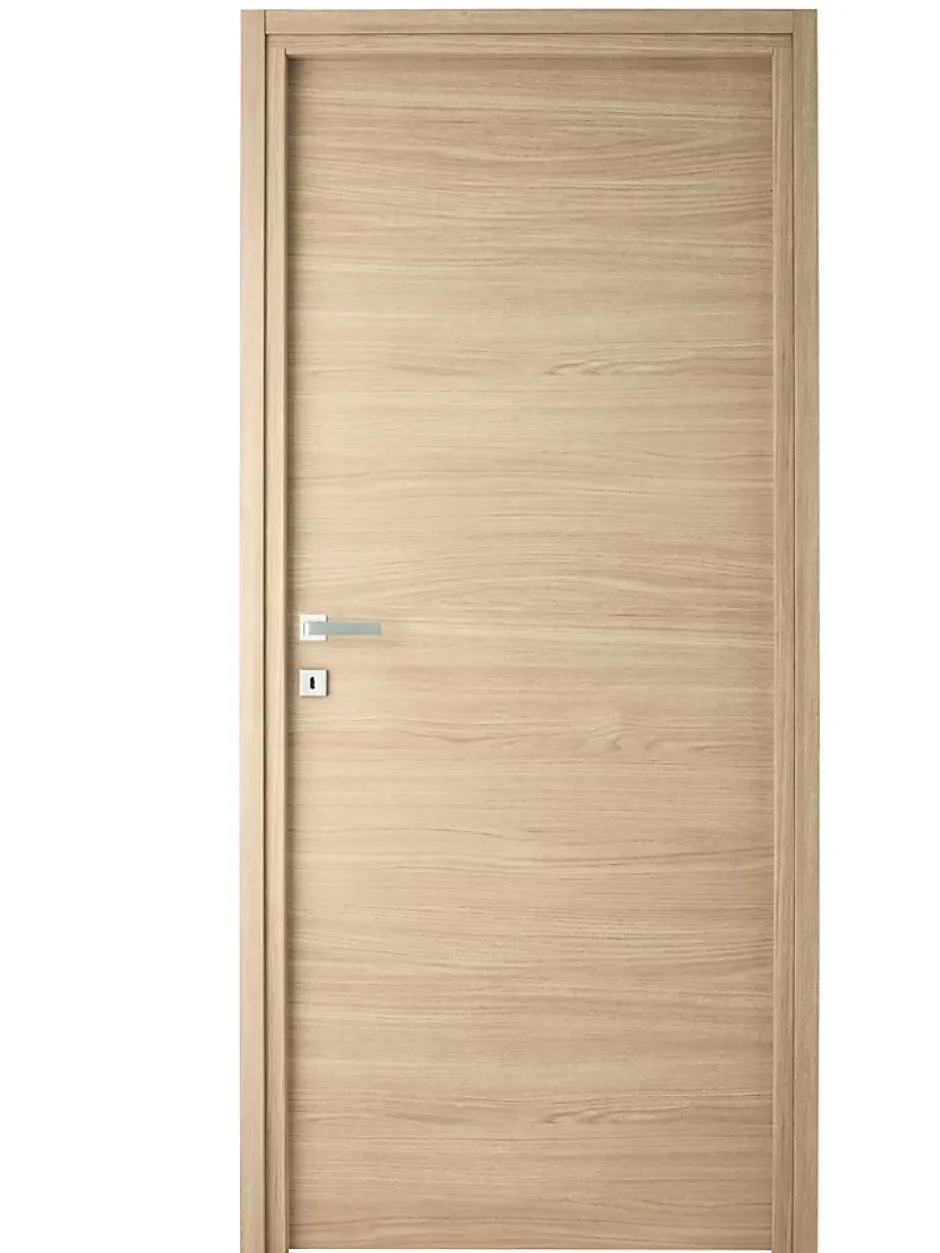 Bloc-porte Niméa chêne clair, H.204 x l.83 cm, poussant réversible