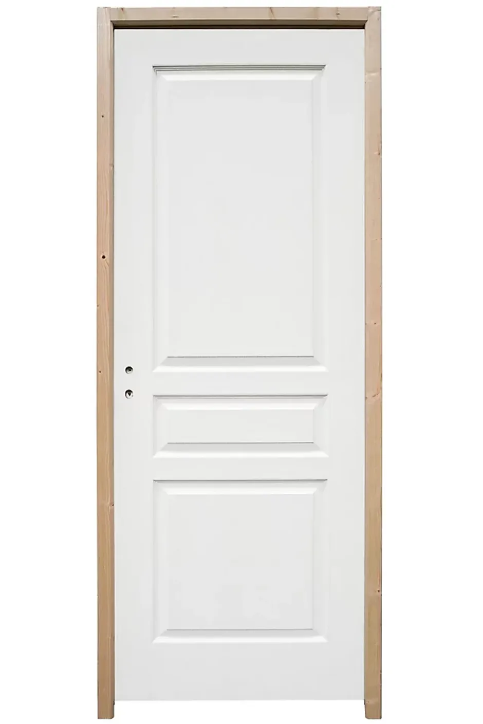 Bloc-porte Ordesa postformé blanc H.204 x l.73 cm, poussant droit- Discount