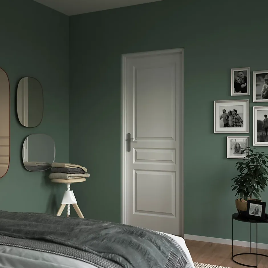 Bloc-porte Ordesa postformé blanc H.204 x l.73 cm, poussant droit- Discount