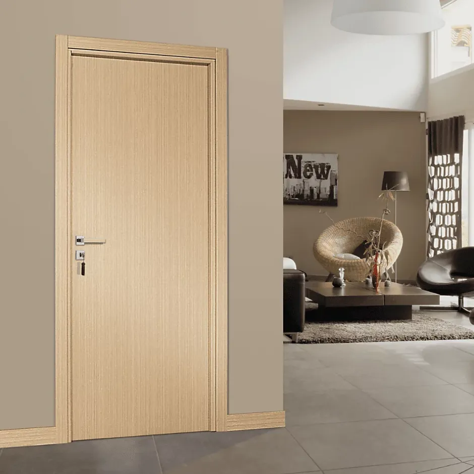 Bloc-porte pose fin de chantier Premium Miro, H.204 x l.63 cm, aspect chêne clair, réversible-Reivilo Sale