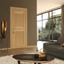 Bloc-porte pose fin de chantier Premium Classic 2 panneaux, H.204 x l.93 cm, aspect chêne naturel, réversible-Reivilo Hot