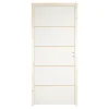 Bloc-porte Slot blanc H.204 x l.73 cm, poussant gauche- Sale