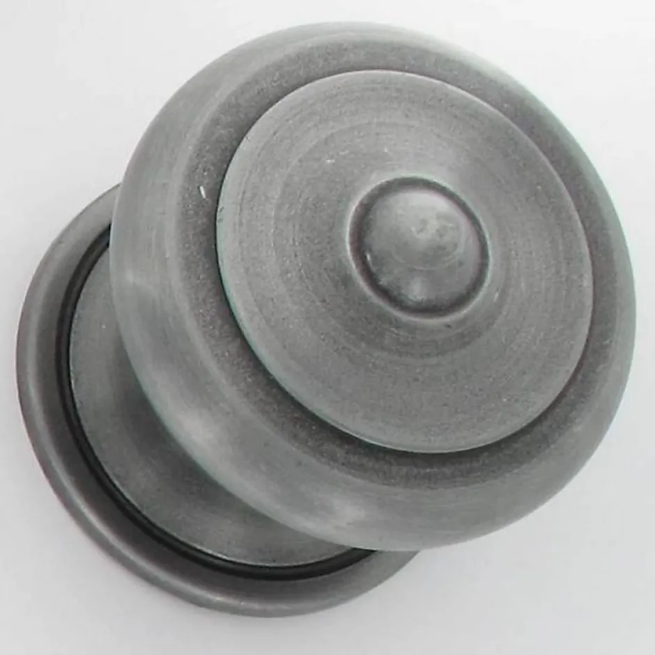 Secury-T Bouton Boule de porte d'entrée rustique argent antique