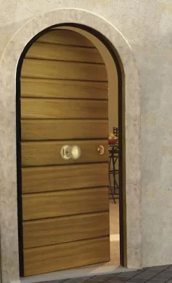 Bouton fixe de tirage de porte en Laiton D70 mm Laiton PVD Haute resistance-Hardwarexchange Hot