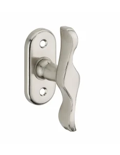 Bouton pour fenêtre Selene, carré 7mm, nickelé satiné --SP