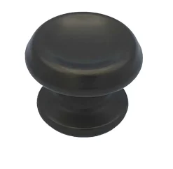 Hardwarexchange Bouton tirant de porte fixe D60 mm en aluminium Marron foncé - breveté