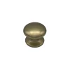 Hardwarexchange Bouton tirant de porte fixe D70 mm en aluminium Bronze poli - breveté - lot de 6 boutons