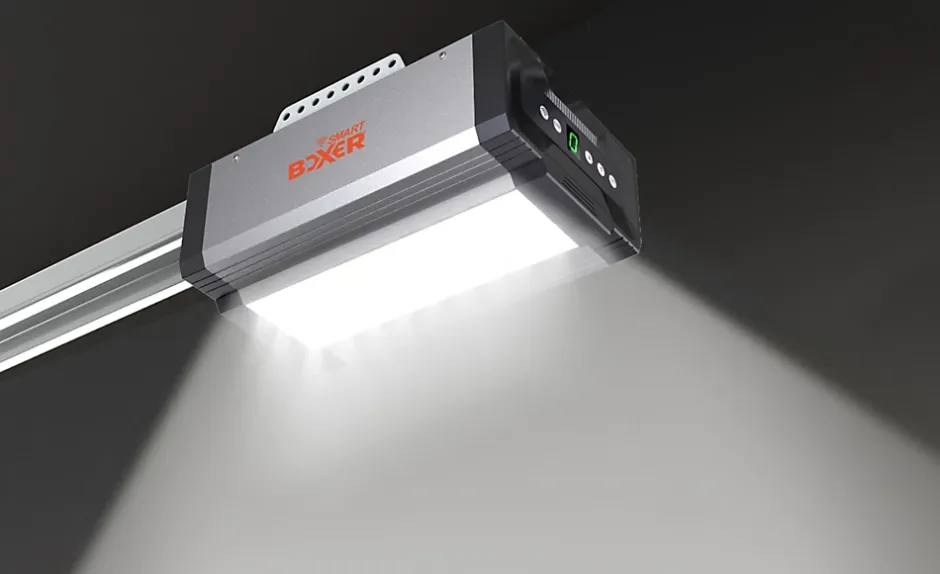 Ouvre-porte de garage WiFi 1000N modèle 5000, app smartphone, 2 télécommandes, rail 3,5 m-Boxer Best