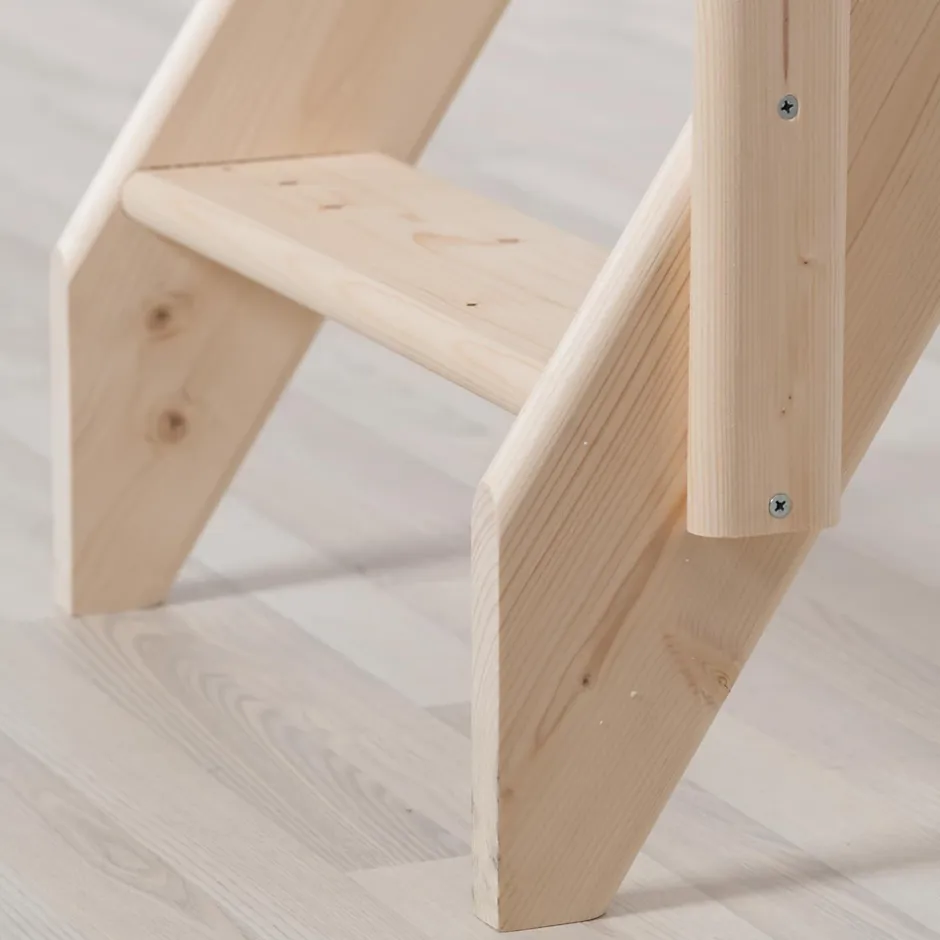 BPS Access Solutions BPS Deluxe Escalier compact gain de place Robuste Marches à palettes 250 kg Load Rambarde Hauteur sous plafond jusqu'à 2,98 m