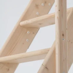 BPS Access Solutions BPS Deluxe Escalier gain de place Robuste Conception compacte 250 kg Load Rambarde Hauteur sous plafond jusqu'à 2,83 m