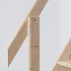 BPS Deluxe Escalier gain de place extra large Robuste Conception compacte 250 kg Load Rambarde Hauteur sous plafond jusqu'à 2,83 m-BPS Access Solutions Sale