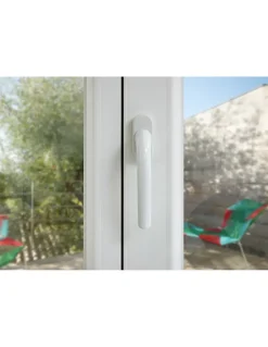 Béquille de crémone de fenêtre, carré 7mm, blanc (ral 9010)-Thirard Online