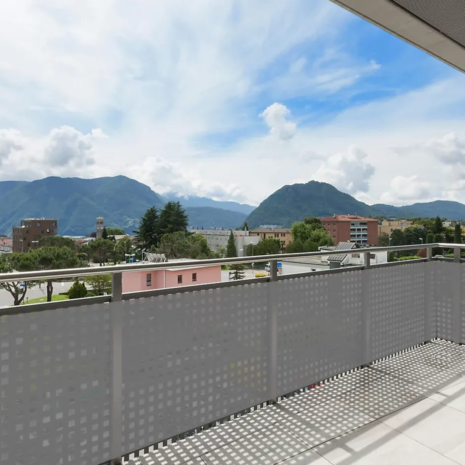 Brise-Vue de Balcon Polyéthylène Gris Pare Soleil 0,9x5 m Rebecca Mobili-Mobili Rebecca Best