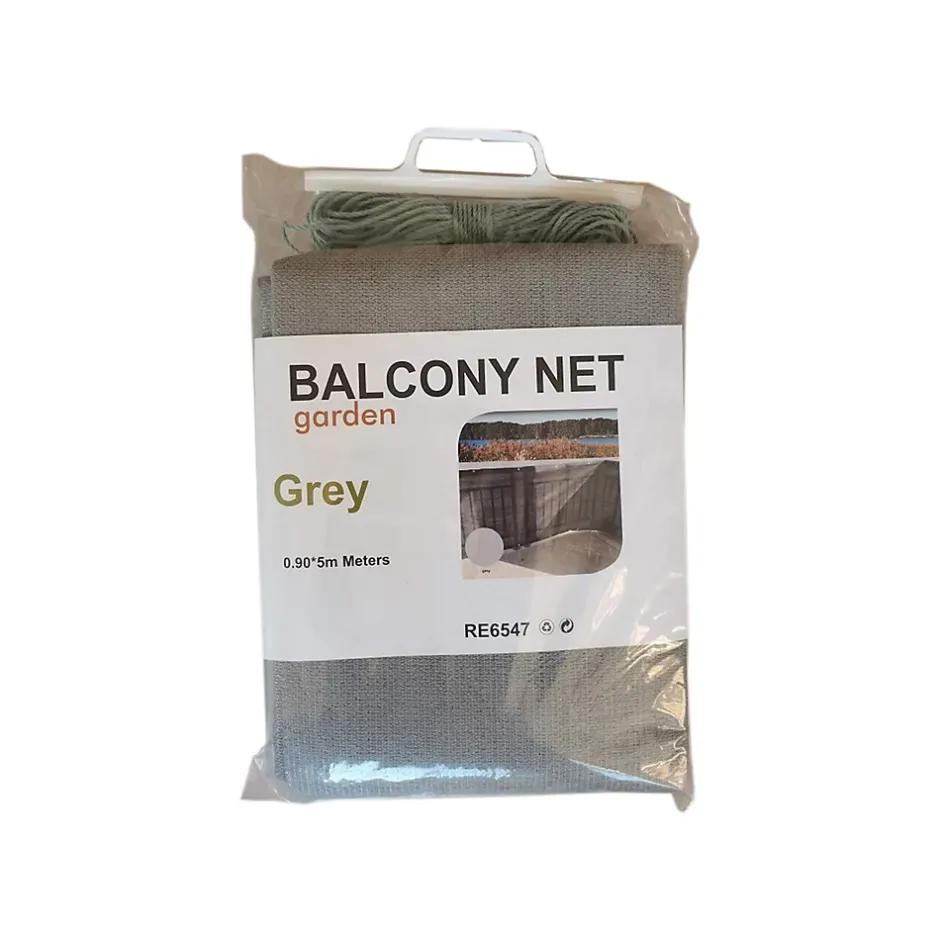 Brise-Vue de Balcon Polyéthylène Gris Pare Soleil 0,9x5 m Rebecca Mobili-Mobili Rebecca Best