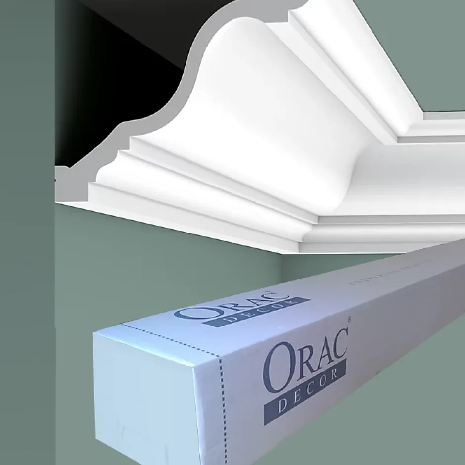 Orac C334 Corniche plafond Decor - 15x19,5x200cm (h x p x L) - moulure décorative polyuréthane