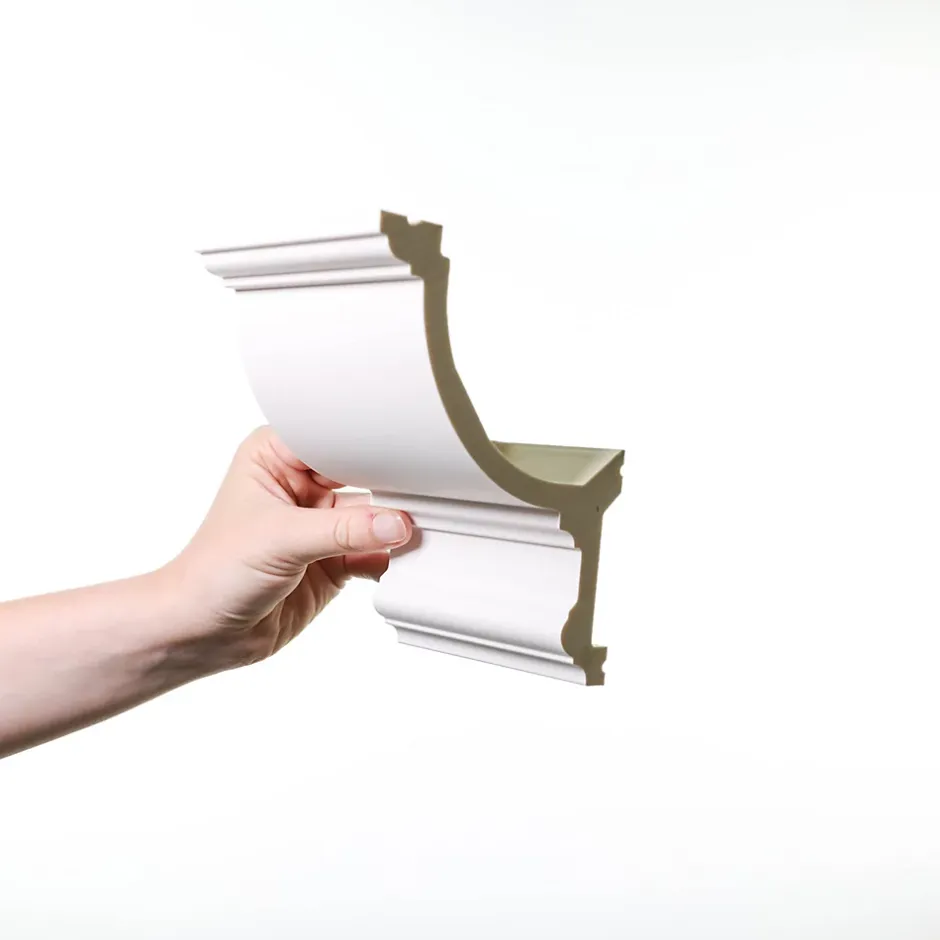 C901 Corniche plafond pour éclairage indirect - 14,8x12,4x200cm (h x p x L) - Pack 2 pièces-Orac Decor Best