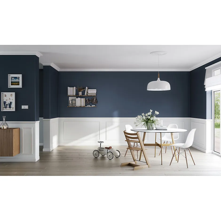 C1 Moulure de plafond Polystyrène HD 52 x 52 x 2000 - 1 pièce-Decoflair Sale