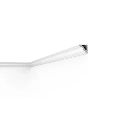 Decoflair C2 Moulure de plafond Polystyrène HD 40 x 40 x 2000 - 1 pièce