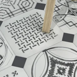 Cabochon sol / mur uni gris anthracite 4x4 cm VODEVIL TACO DOME ANTHRACITE(vendu par boite de 100 pièces)-Eiffel art construction Clearance