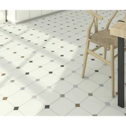 Eiffel art construction Cabochon sol / mur uni rose 4x4 cm VODEVIL TACO DOME PINK (vendu par boite de 100 pièces)