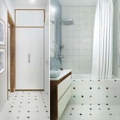 Cabochon sol / mur uni vert 4x4 cm VODEVIL TACO DOME OLIVA(vendu par boite de 100 pièces)-Eiffel art construction Best