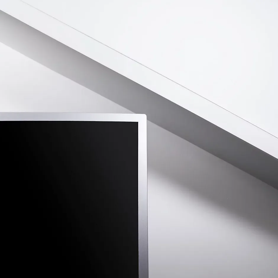 Quest Cache de tringle à rideau PVC 35x35mm, 2m, installation de la bande lumineuse LED, blanc