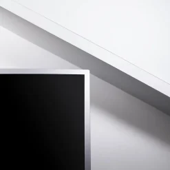 Cache de tringle à rideau PVC 30x30mm, 2m, installation de la bande lumineuse LED, blanc-Quest Clearance