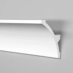 Eternal Parquet Cadre de plafond 100 ml avec prédisposition LED 60 x 80 x 2000 mm en polymères - polystructuré