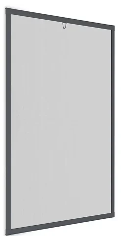Cadre moustiquaire de fenêtre en alu gris Easyline 130 x 150 cm- New