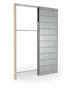 Caisson à galandage H.204 x l.80 cm pour porte coulissante Rhea