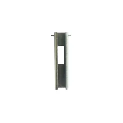 Carré de poignée de porte 2 fourreau x acier ⌀7 mm H.6/7 x L.30 mm gris