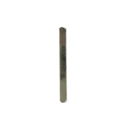 Carré de poignée de porte lisse cremone acier ⌀7 mm H. 7 x L.70 mm gris-