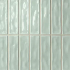 Carreau Pré-découpé Effet Mosaïque. Série Stick Blanc Fern 20x20 cm-Lux Mosaic Clearance