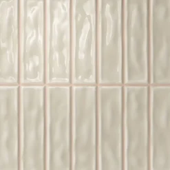 Carreau Pré-découpé Effet Mosaïque. Série Stick Grège 20x20 cm-Lux Mosaic