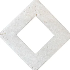 Casa Linéa CARREAU RENAISSANCE TRAVERTIN IVOIRE PERCE 1 PIÈCE 20 x 20 CM CASA LINEA