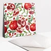 Tulup Carreaux vinyle 30x30 cm fruit de grenade 9 pcs